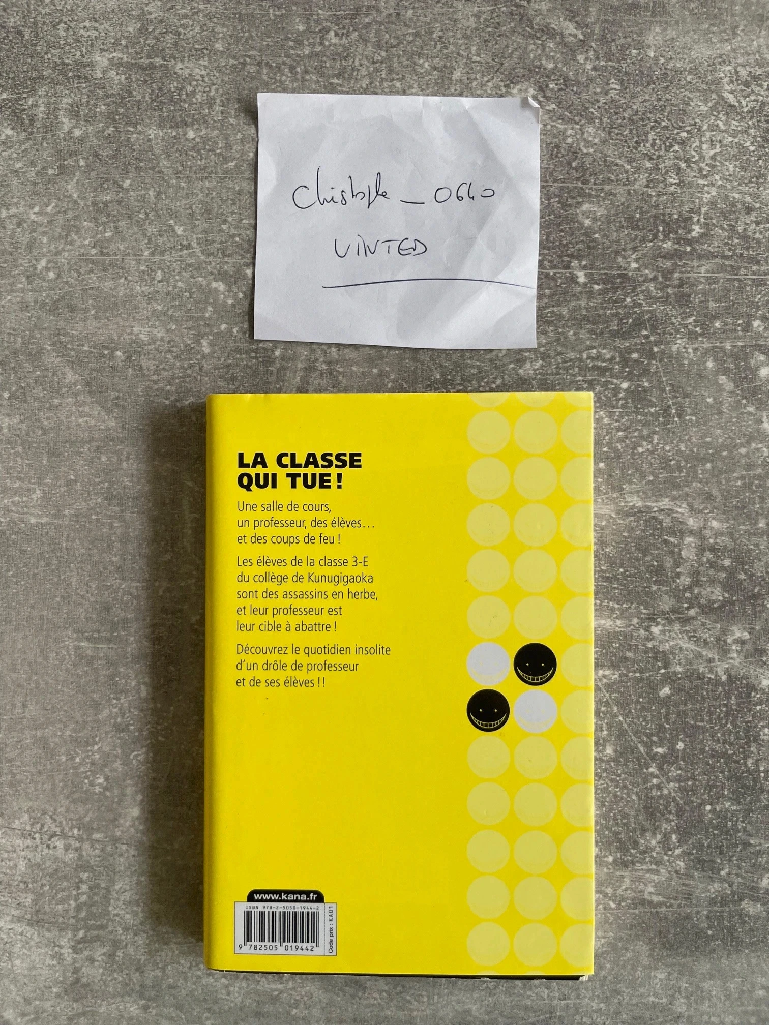 Manga Assassination classroom tome 1 versão francesa. – photo 2